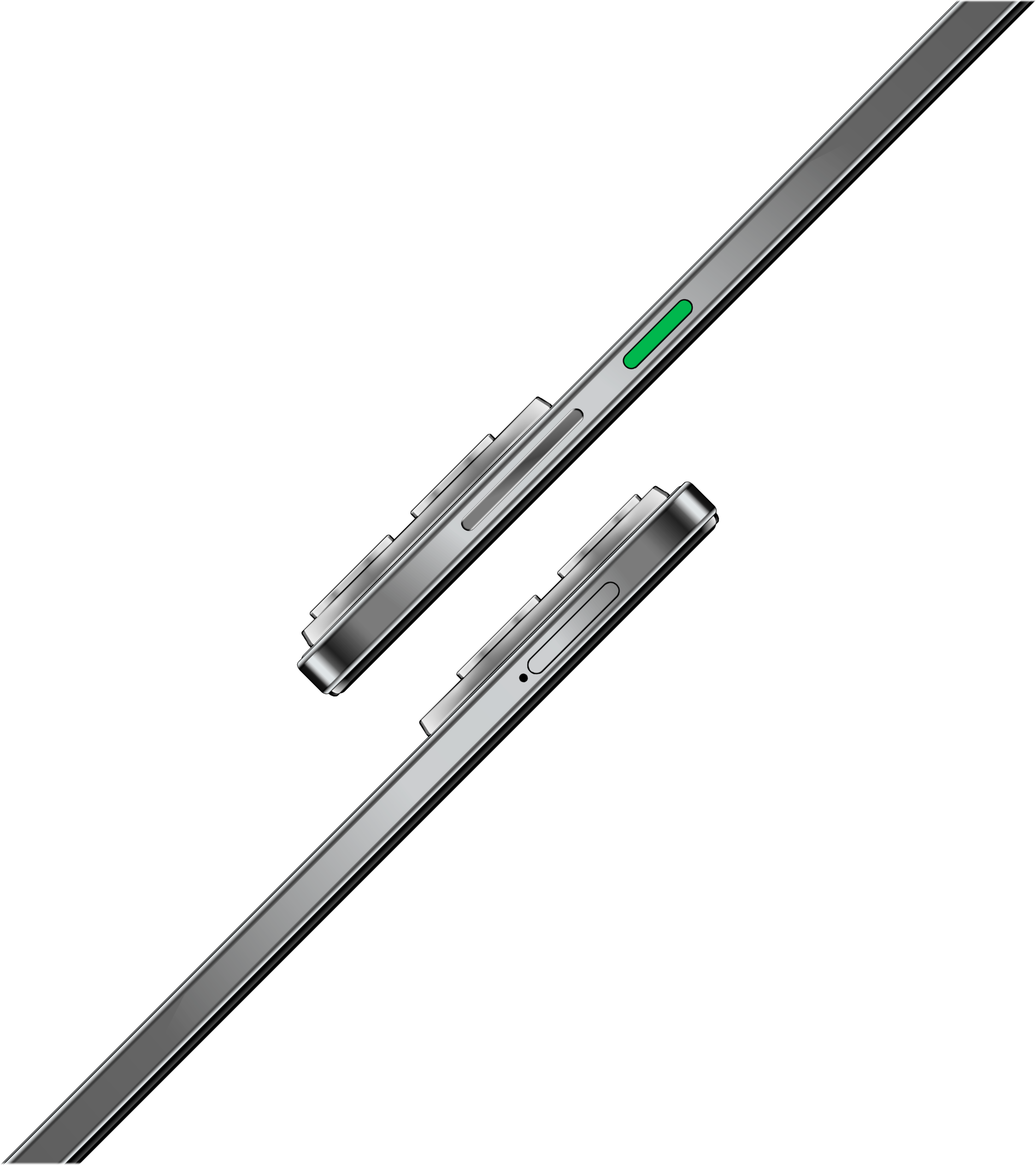 Acer Sospiro A70の側面とボタン