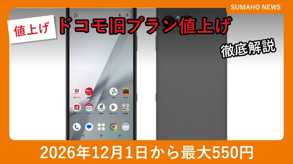 ドコモが販売するソニー Xperia 10 VIIIの前面と背面