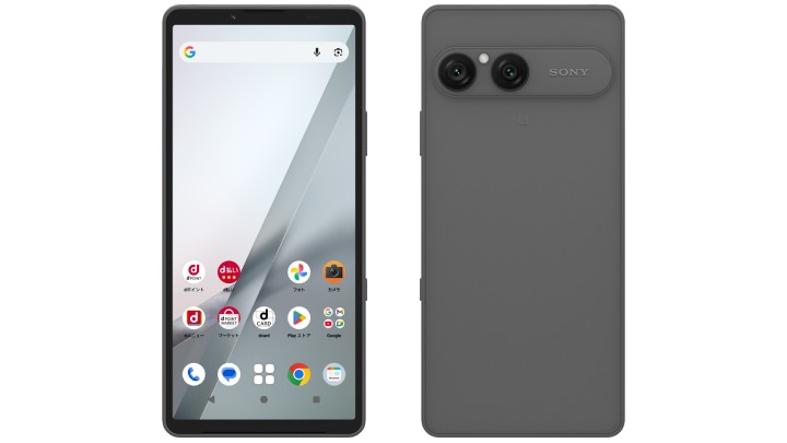 ドコモが販売するソニー Xperia 10 VIIIの前面と背面