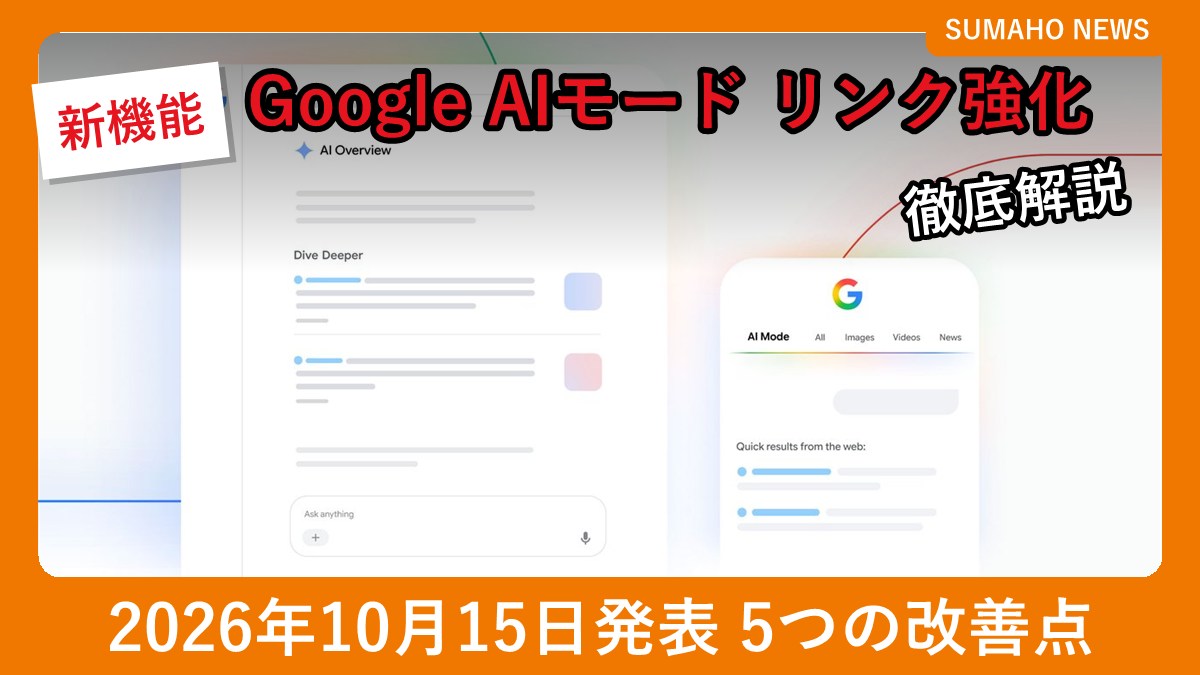 Google検索のAI による概要とAI モードの画面イメージ