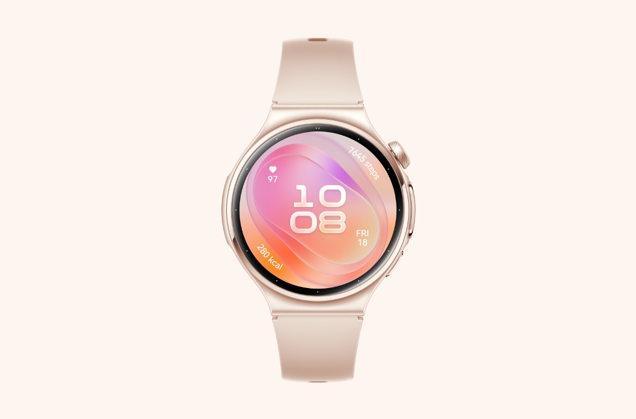 HUAWEI WATCH 6のゴールド（42mm）の正面