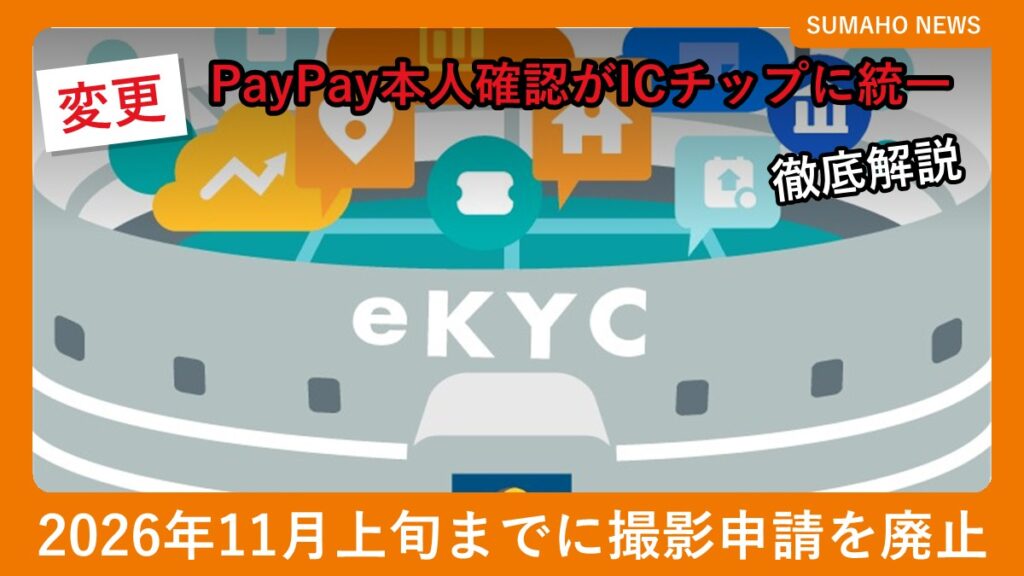 PayPayの本人確認（eKYC）をイメージしたイラスト