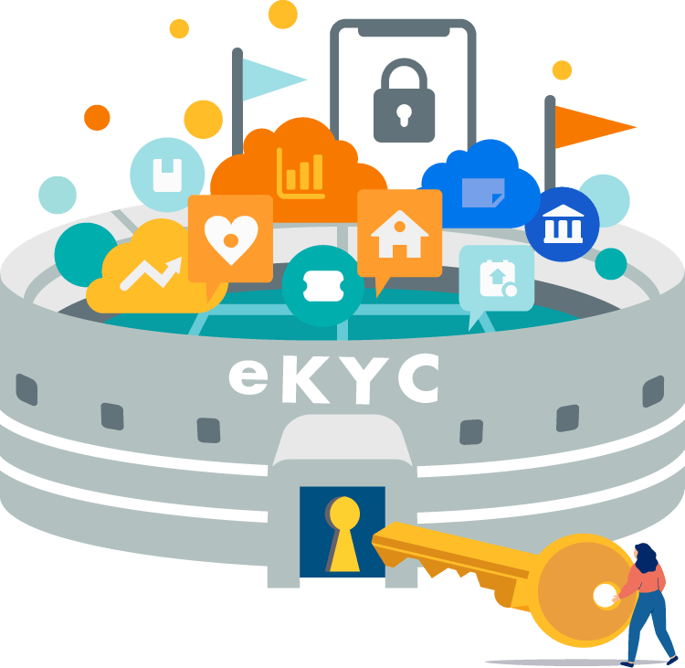 PayPayの本人確認(eKYC)をイメージしたイラスト